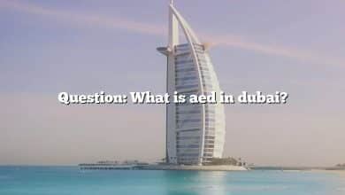 Question: What is aed in dubai?