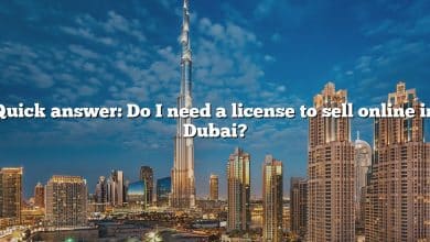 Quick answer: Do I need a license to sell online in Dubai?