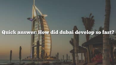Quick answer: How did dubai develop so fast?