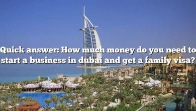 Quick answer: How much money do you need to start a business in dubai and get a family visa?