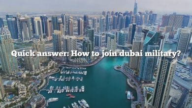 Quick answer: How to join dubai military?