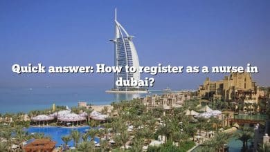 Quick answer: How to register as a nurse in dubai?