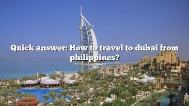 Quick answer: How to travel to dubai from philippines?