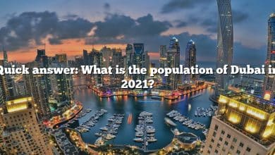 Quick answer: What is the population of Dubai in 2021?