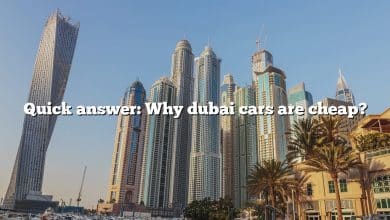 Quick answer: Why dubai cars are cheap?