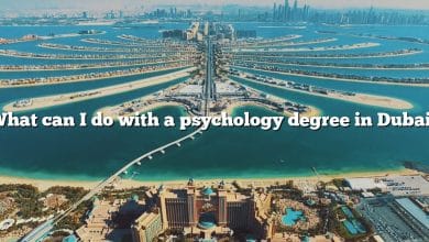 What can I do with a psychology degree in Dubai?