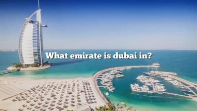 What emirate is dubai in?