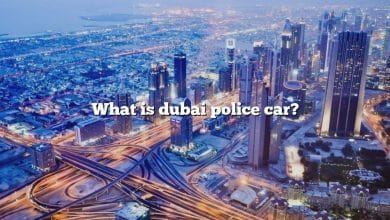 What is dubai police car?