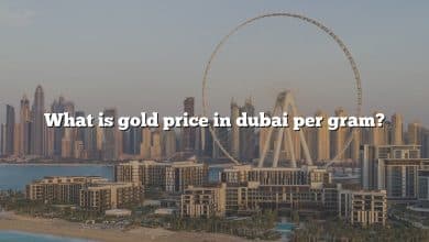 What is gold price in dubai per gram?
