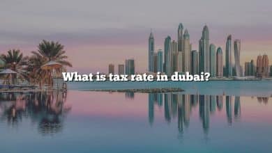 What is tax rate in dubai?