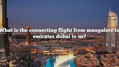 What is the connecting flight from mangalore to emirates dubai to us?