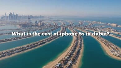 What is the cost of iphone 5s in dubai?