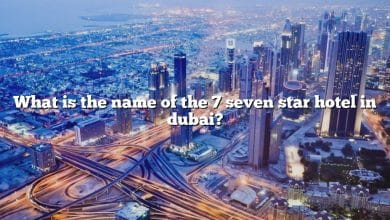 What is the name of the 7 seven star hotel in dubai?