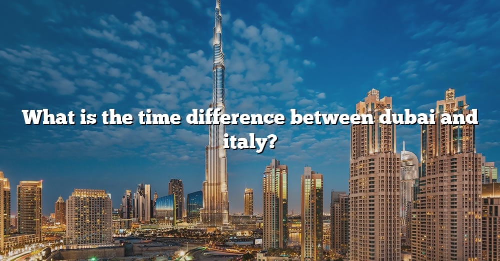 dubai to italy travel time