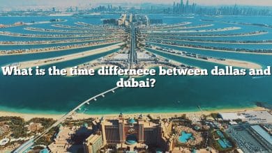 What is the time differnece between dallas and dubai?