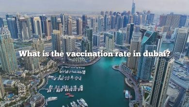 What is the vaccination rate in dubai?