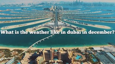 What is the weather like in dubai in december?