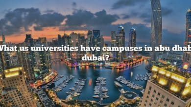 What us universities have campuses in abu dhabi dubai?