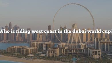 Who is riding west coast in the dubai world cup?