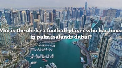 Who is the chelsea football player who has house in palm isalands dubai?