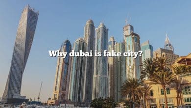 Why dubai is fake city?