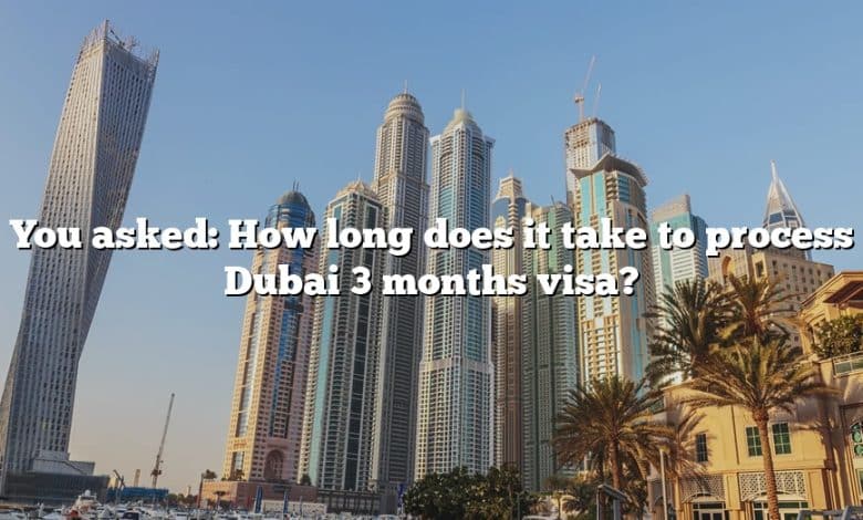 You asked: How long does it take to process Dubai 3 months visa?