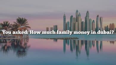 You asked: How much family money in dubai?