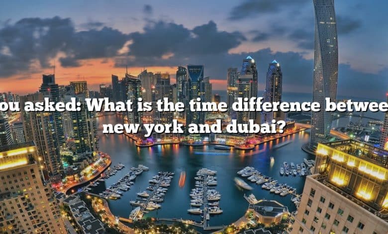 You asked: What is the time difference between new york and dubai?