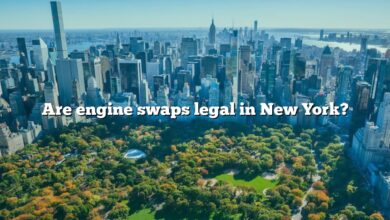 Are engine swaps legal in New York?