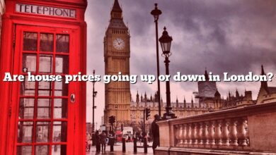 Are house prices going up or down in London?