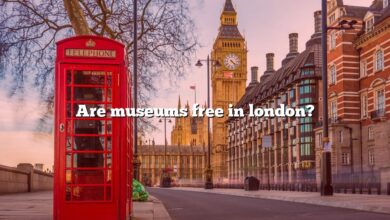 Are museums free in london?