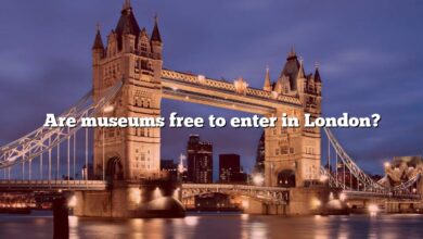 Are museums free to enter in London?