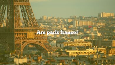 Are paris france?