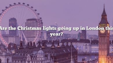 Are the Christmas lights going up in London this year?