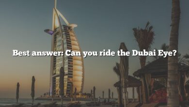 Best answer: Can you ride the Dubai Eye?
