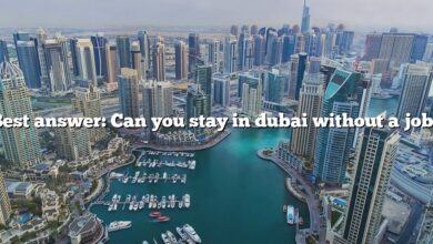 Best answer: Can you stay in dubai without a job?