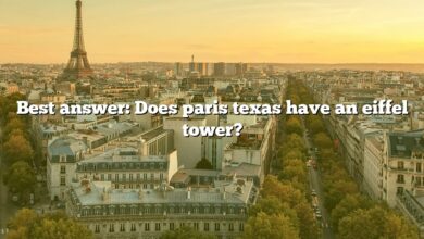 Best answer: Does paris texas have an eiffel tower?