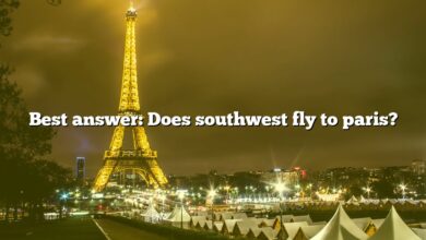 Best answer: Does southwest fly to paris?
