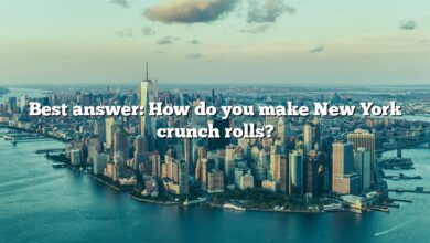 Best answer: How do you make New York crunch rolls?