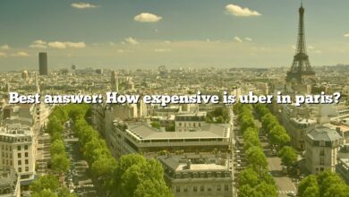 Best answer: How expensive is uber in paris?