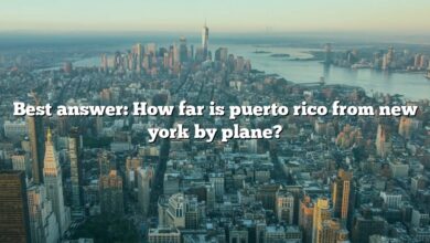 Best answer: How far is puerto rico from new york by plane?