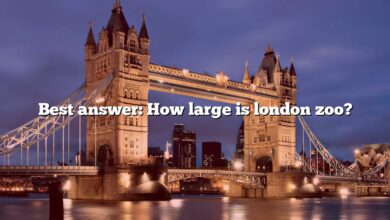 Best answer: How large is london zoo?