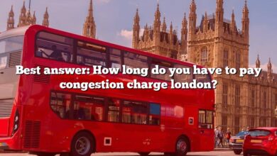 Best answer: How long do you have to pay congestion charge london?