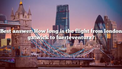 Best answer: How long is the flight from london gatwick to fuerteventura?