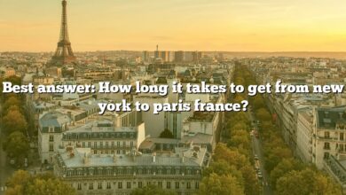 Best answer: How long it takes to get from new york to paris france?