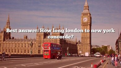 Best answer: How long london to new york concorde?