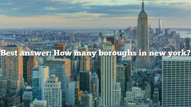 Best answer: How many boroughs in new york?