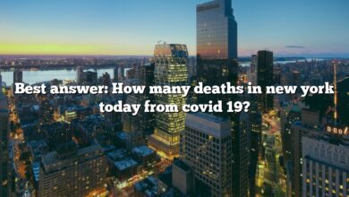 Best answer: How many deaths in new york today from covid 19?
