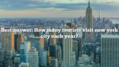 Best answer: How many tourists visit new york city each year?