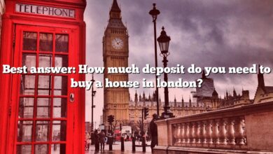 Best answer: How much deposit do you need to buy a house in london?